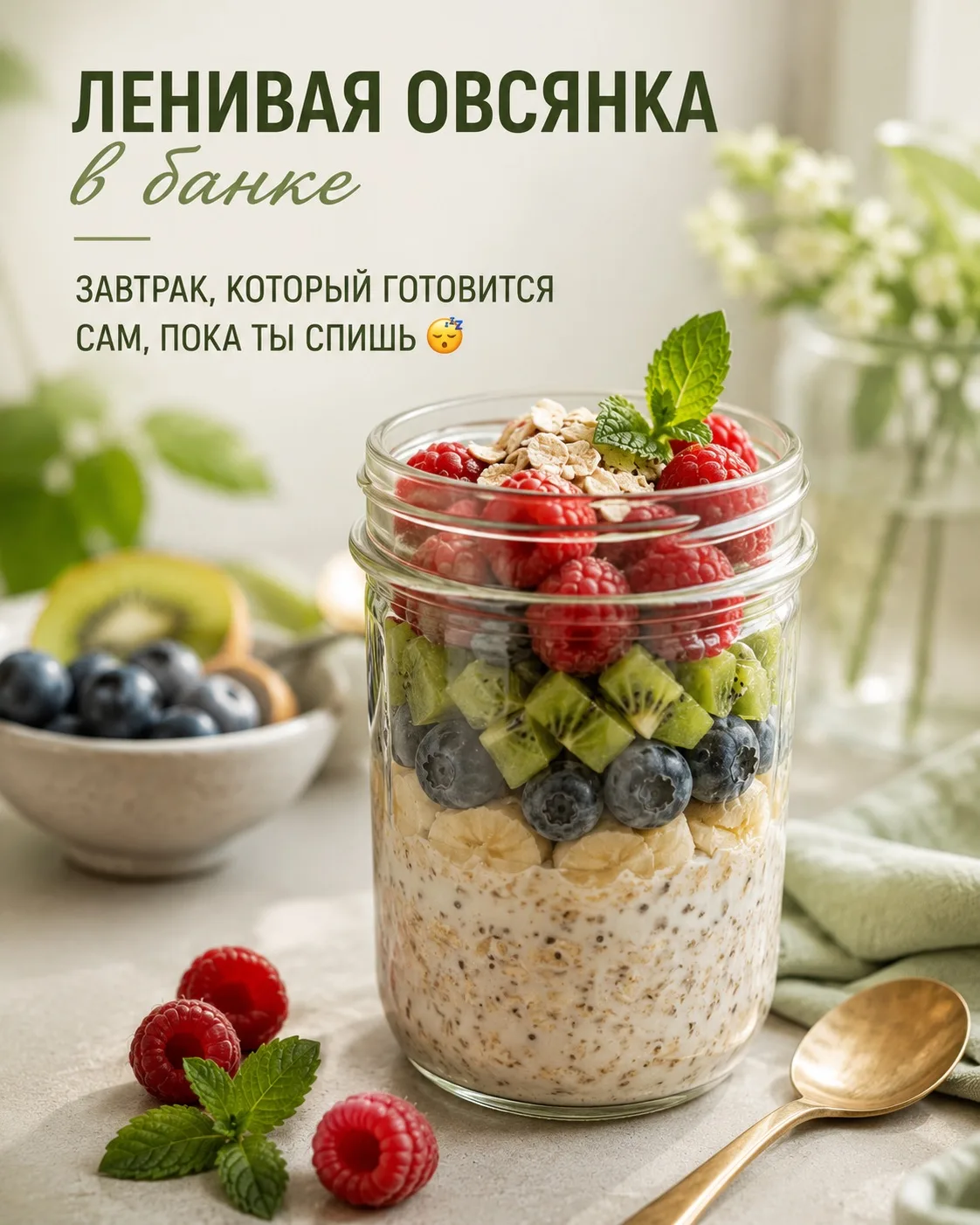Мой любимый лайфхак для тех, кто по утрам как я, то есть встаёт впритык и ничего не усп...