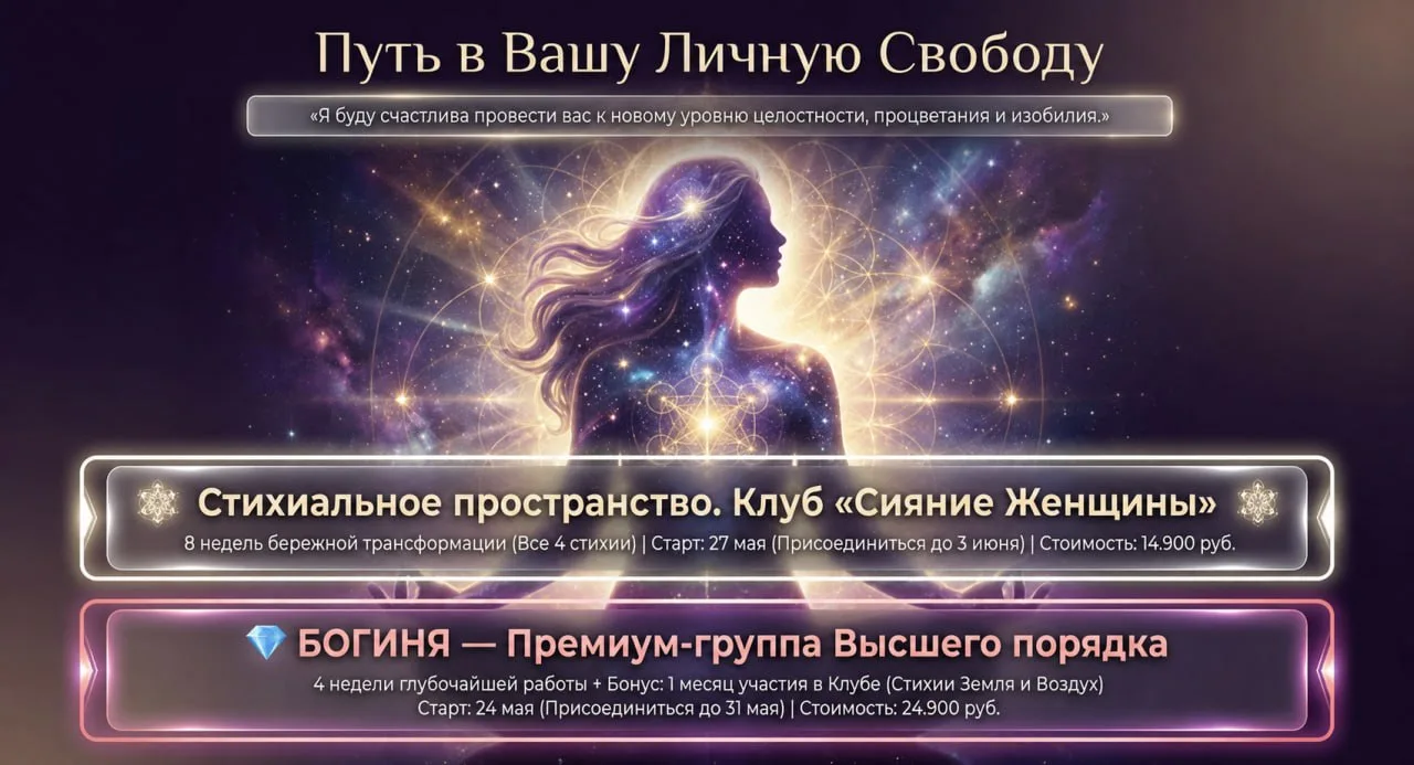 💝 Позвольте себе шагнуть в это Лето в статусе истинной Хозяйки и Творца своей изобильн...