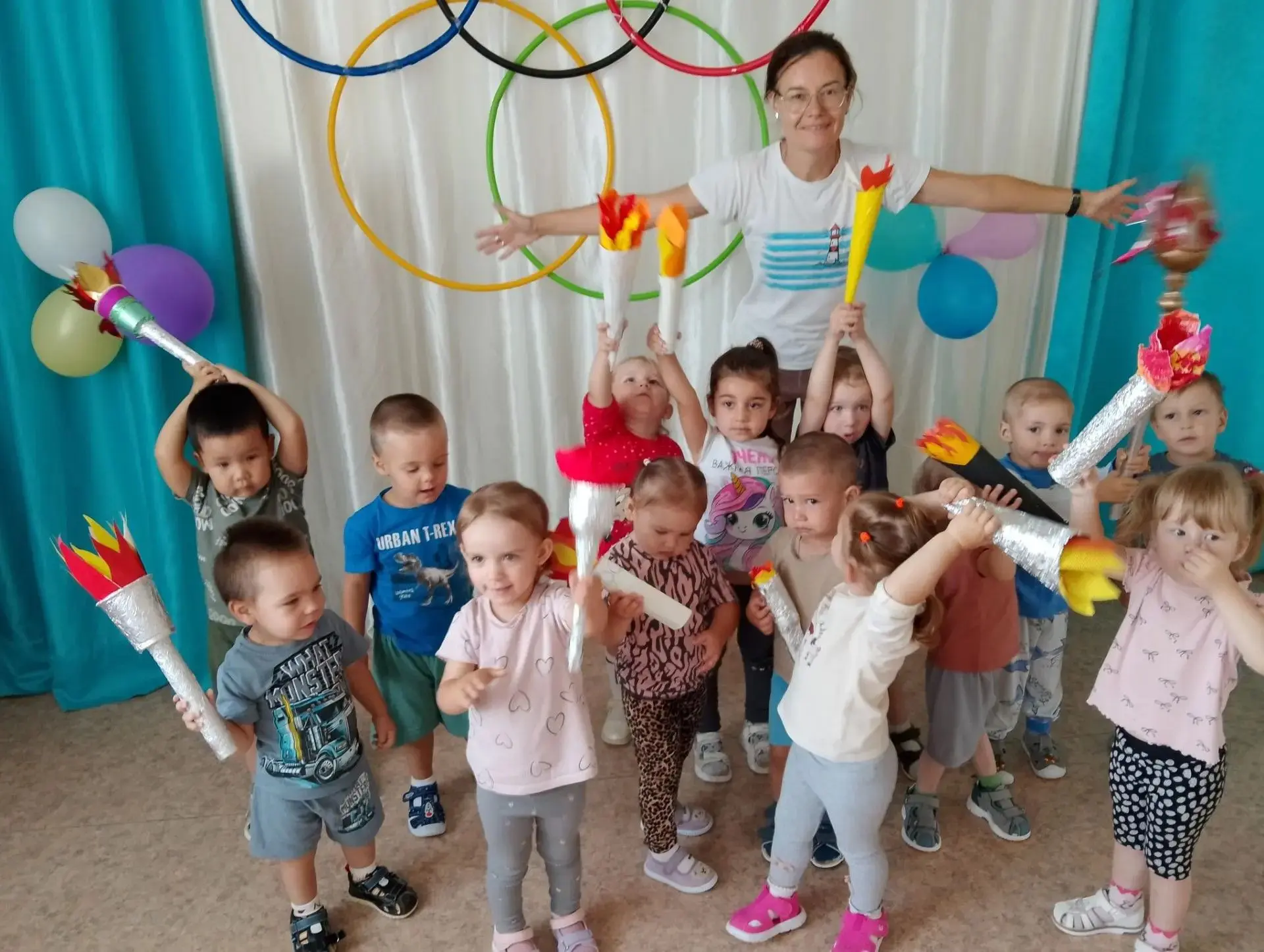 🎉Праздник у самых маленьких спортсменов⛹