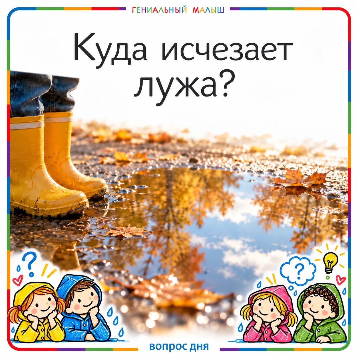 🔎 КУДА ИСЧЕЗАЕТ ЛУЖА?