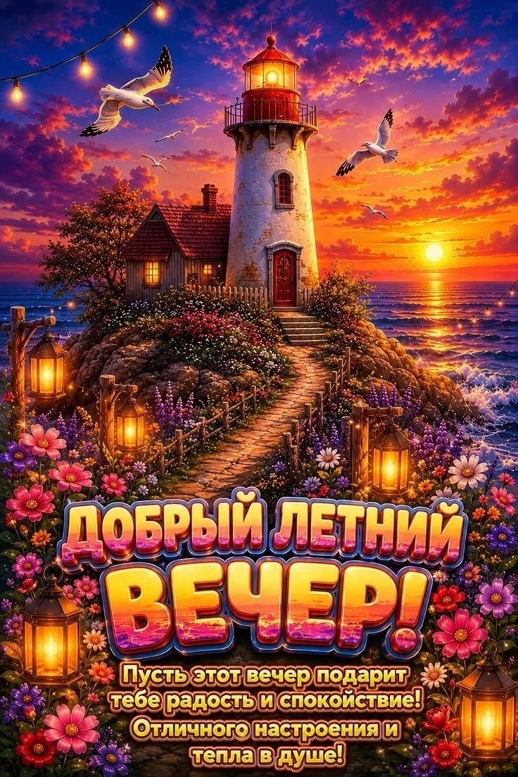 Хорошего вечера! Приятного отдыха! ✨💐