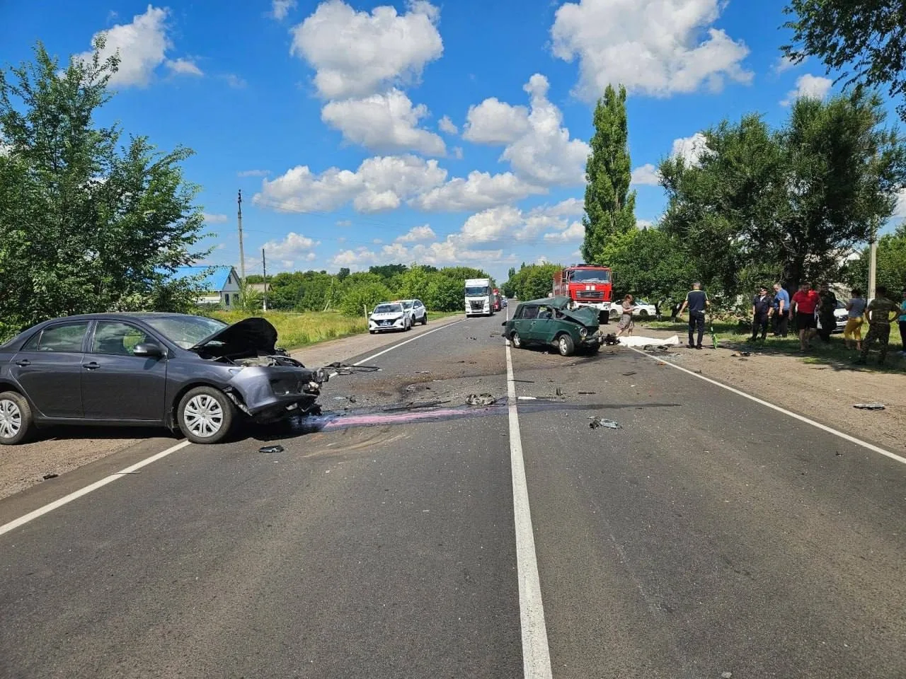 Серьезное ДТП в Ольховатском районе.