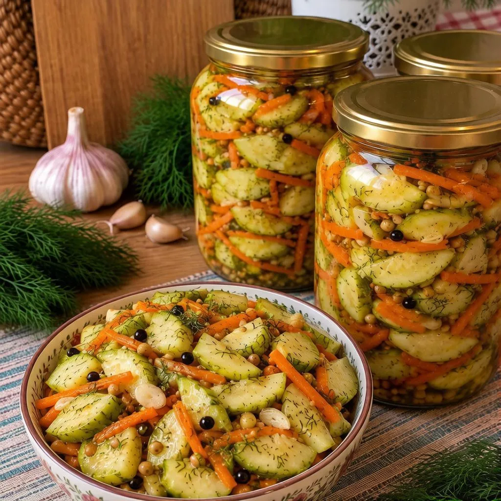 ❤ Изумительные маринованные кабачки на зиму!