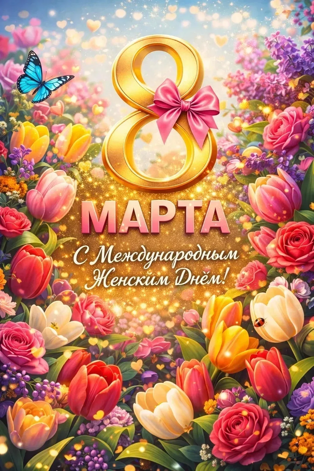 Милые дамы!!!С праздником весны! Пусть этот чудесный праздник подарит множество приятны...
