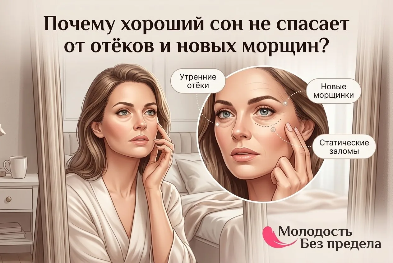Почему хороший сон не спасает от отёков и новых морщин?