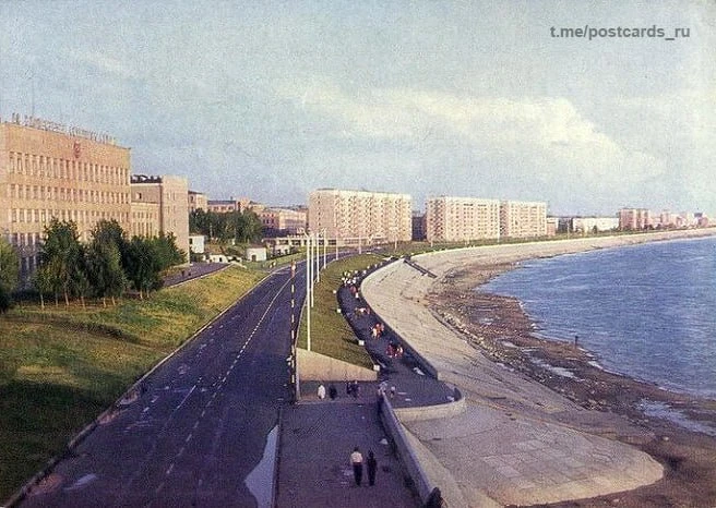 ❤️ «Омск. Набережная Иртыша», открытка, 1972 год