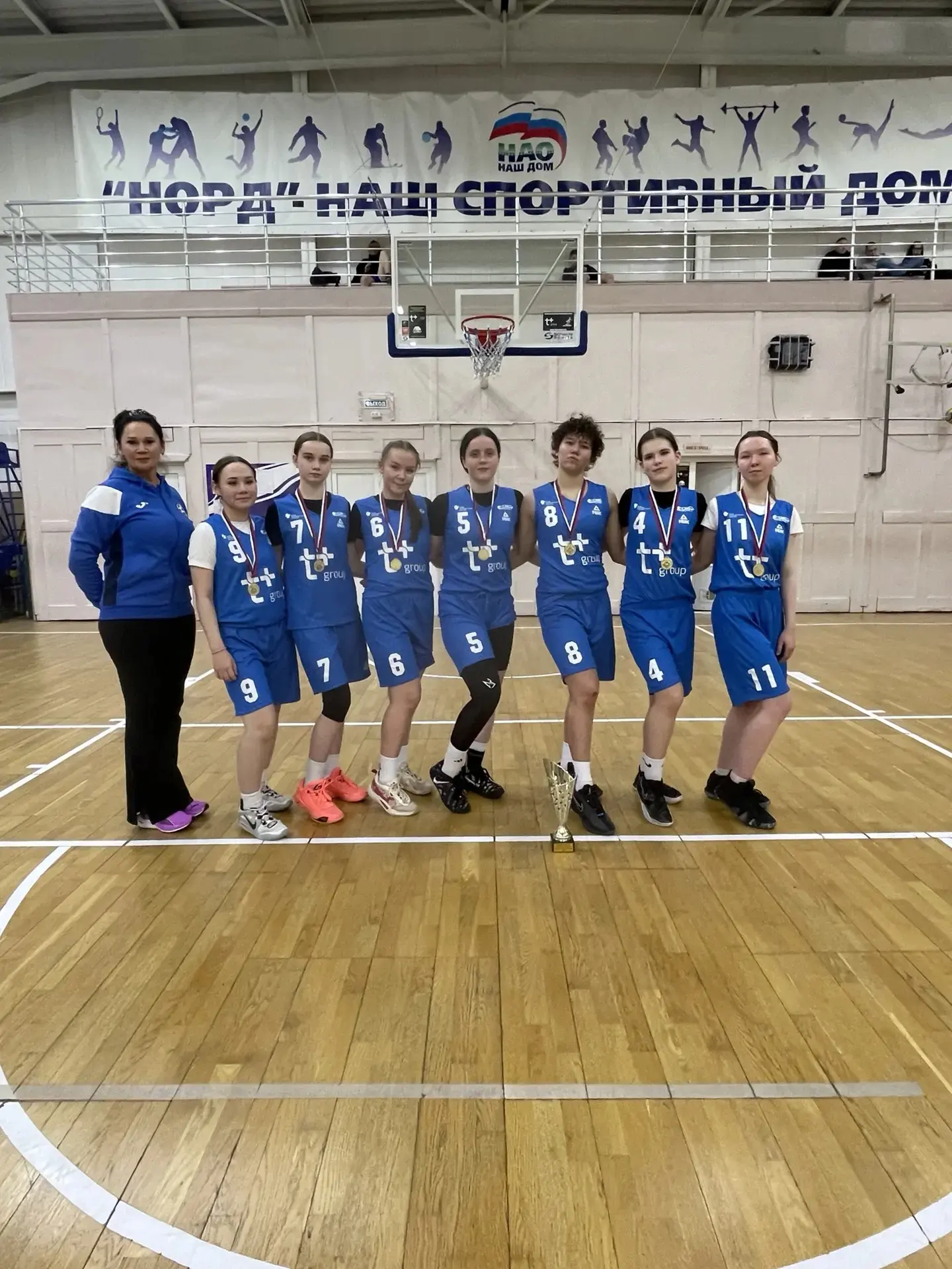 📢🏀 С 17 апреля по 5 мая 2026 года во Дворце спорта "Норд" прошёл турнир по баскетболу...