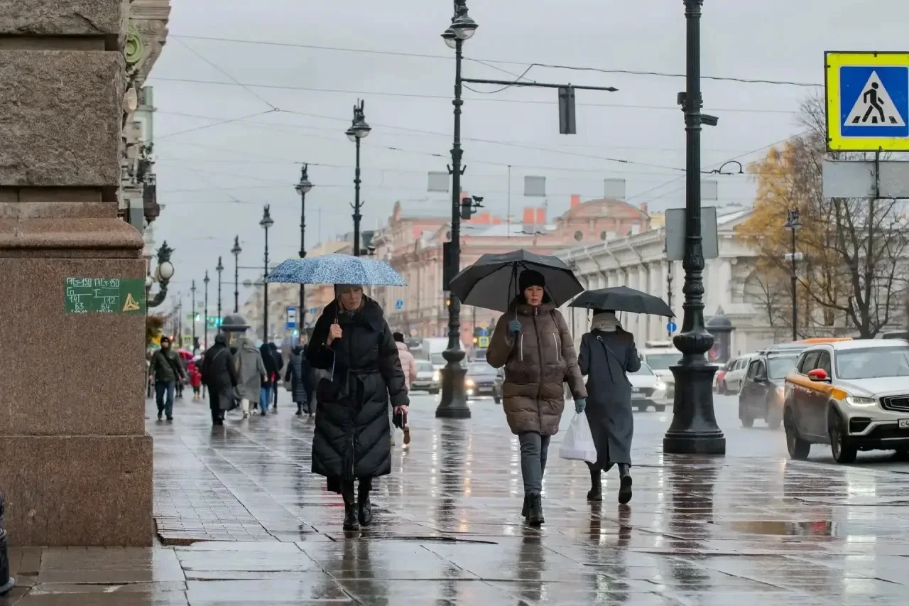 🌧️ Петербург накроют затяжные ливни и похолодание