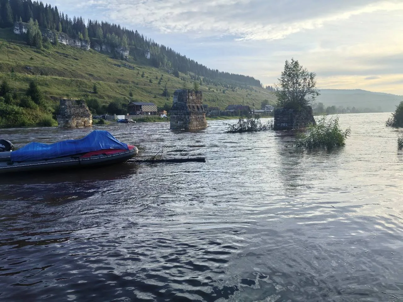 В Усьве поднялся уровень воды.
