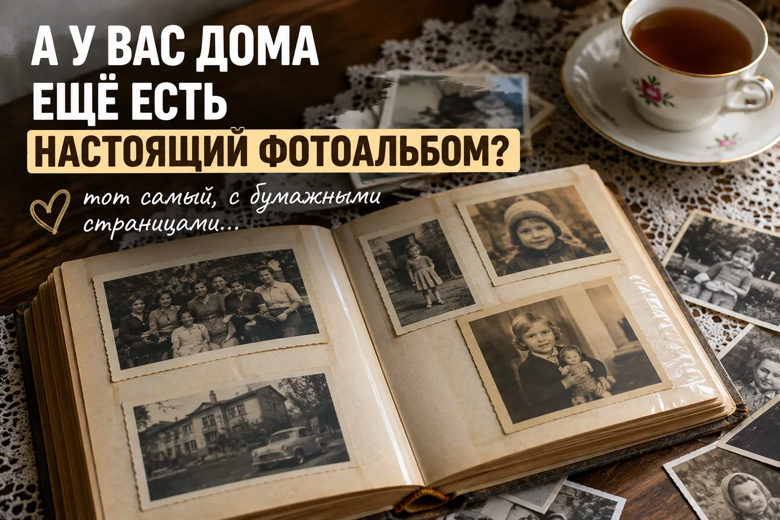 📸 А у вас дома ещё есть настоящий фотоальбом?