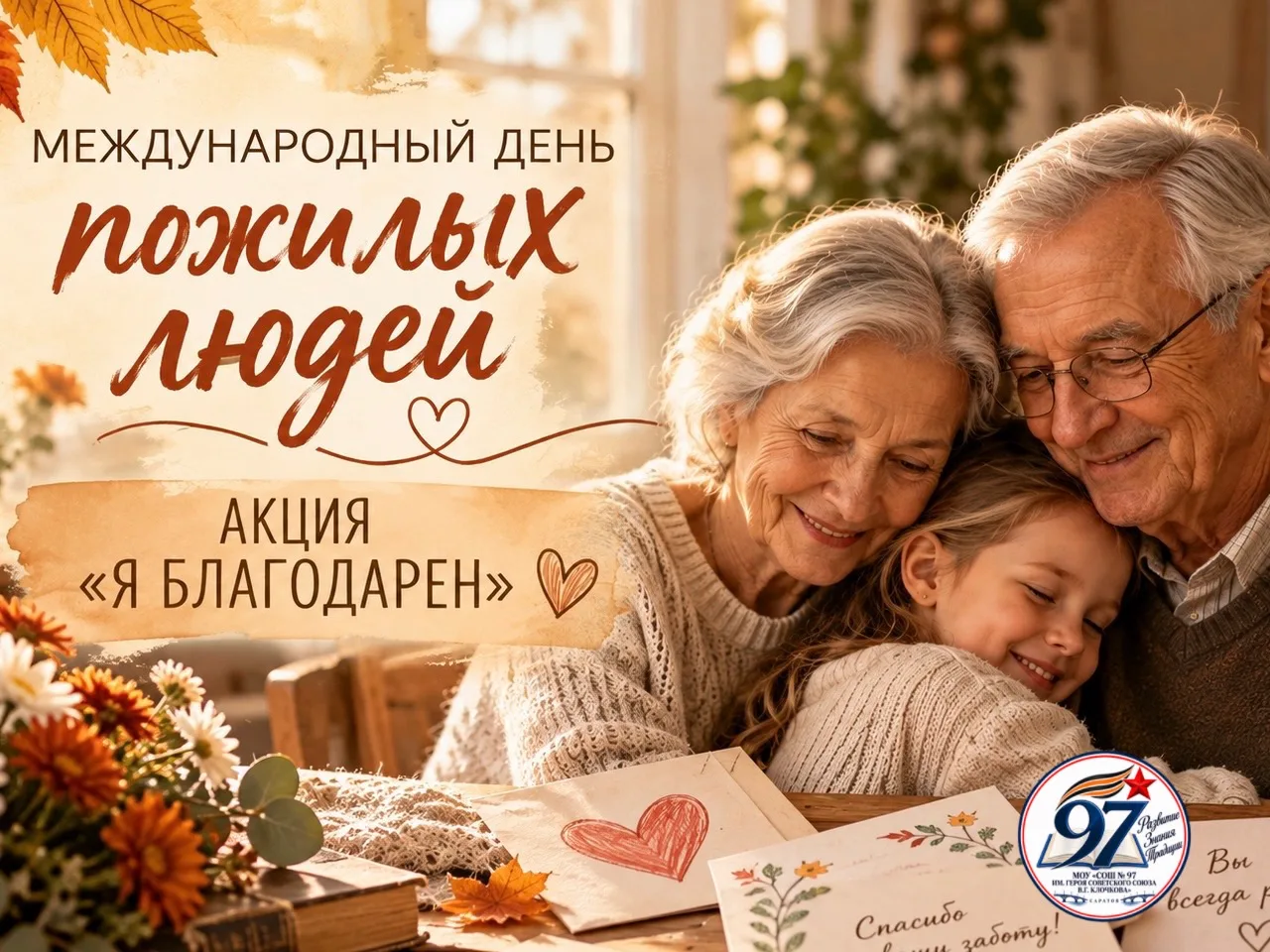 💐 МЕЖДУНАРОДНЫЙ ДЕНЬ ПОЖИЛЫХ ЛЮДЕЙ | АКЦИЯ «Я БЛАГОДАРЕН»