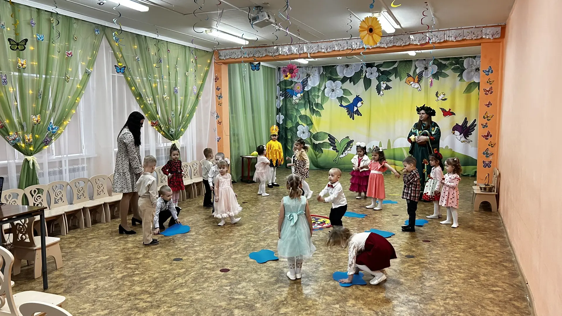 🌸Весенние развлечения сегодня прошли в детском саду «Петушок»