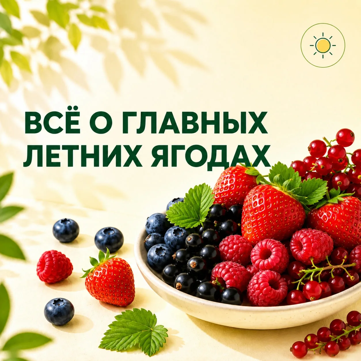 Сезон ягод: природная аптека на вашей грядке 🍒🍓

Друзья, ловите шпаргалку по летним ягодам. Это не