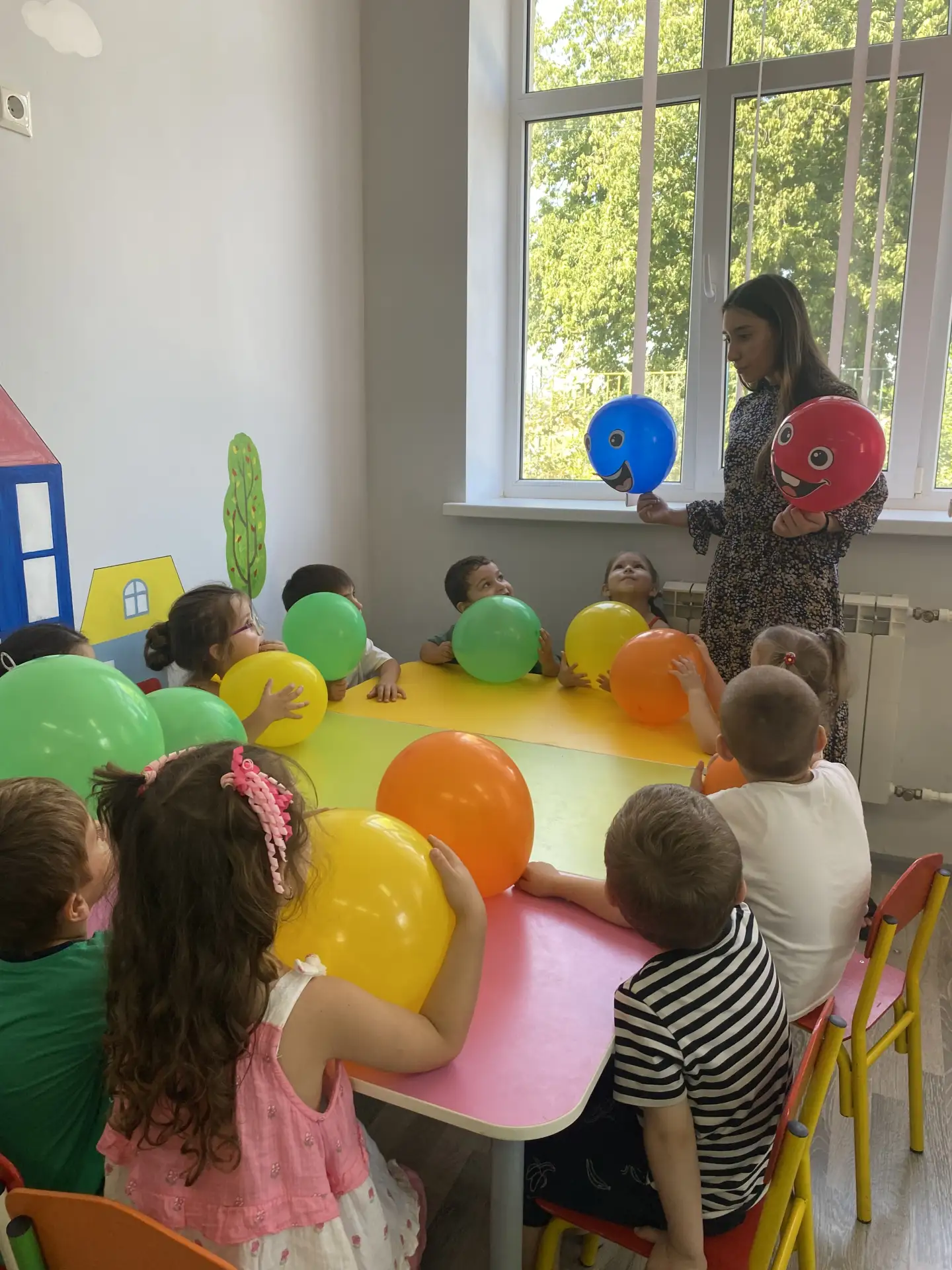 Занятие в младшей группе