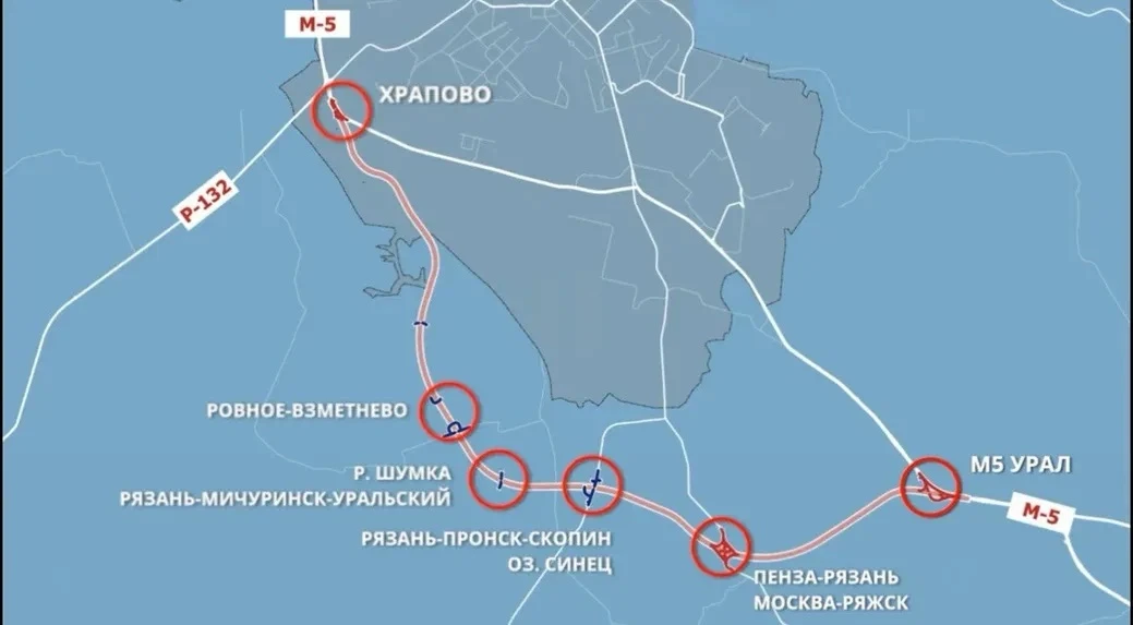 ЮЖНЫЙ ОБХОД РЯЗАНИ 120 км/ч МИМО ГОРОДА (ХРАПОВО-БОЖАТКОВО-ЗАТИШЬЕ-СИНЕЦ-ПРОТАСОВО)  В Рязанском рай