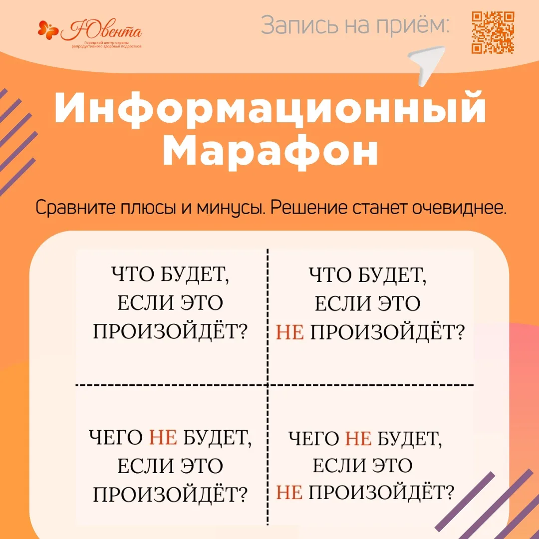 💡Застрял в принятии решения? Квадрат Декарта поможет! 

❗Всю неделю мы говорим о том, что здоровье 