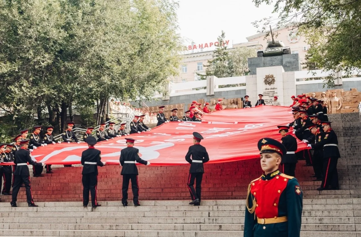 В Улан-Удэ прошел митинг в честь Дня Победы над милитаристской Японией