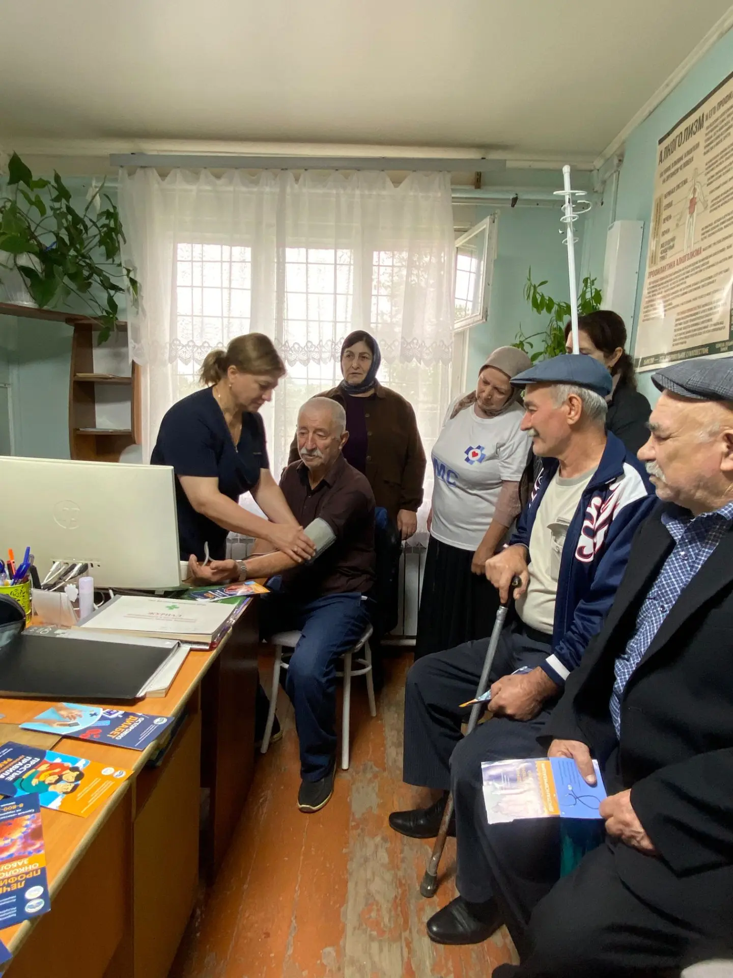 Продолжаем серию постов о работе филиалов Ко Дню пожилого человека ❤️ диспансеризация б...