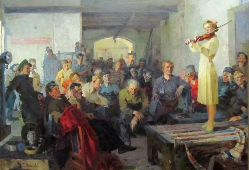 "Концерт в МТС", 1957