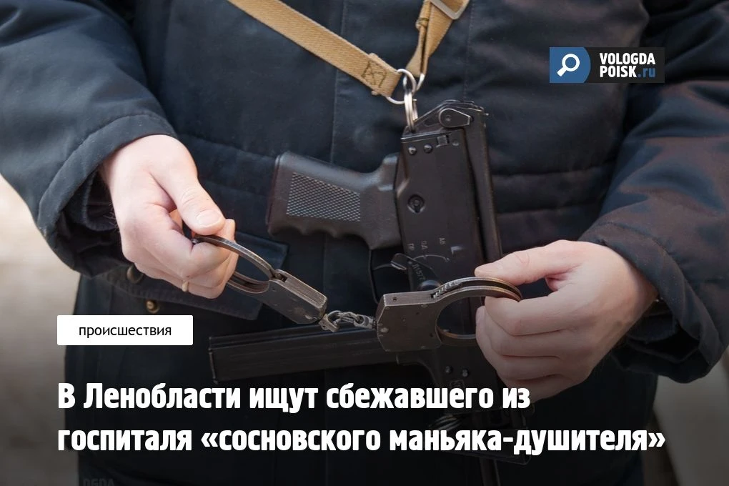 В Ленинградской области ищут приговоренного к длительному заключению в колонии маньяка-душителя Андр