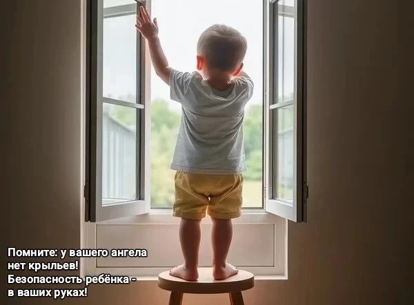 Правила безопасности: как уберечь ребёнка от падения из окна