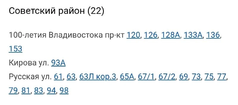 🚱 Часть Владивостока осталась без горячей воды