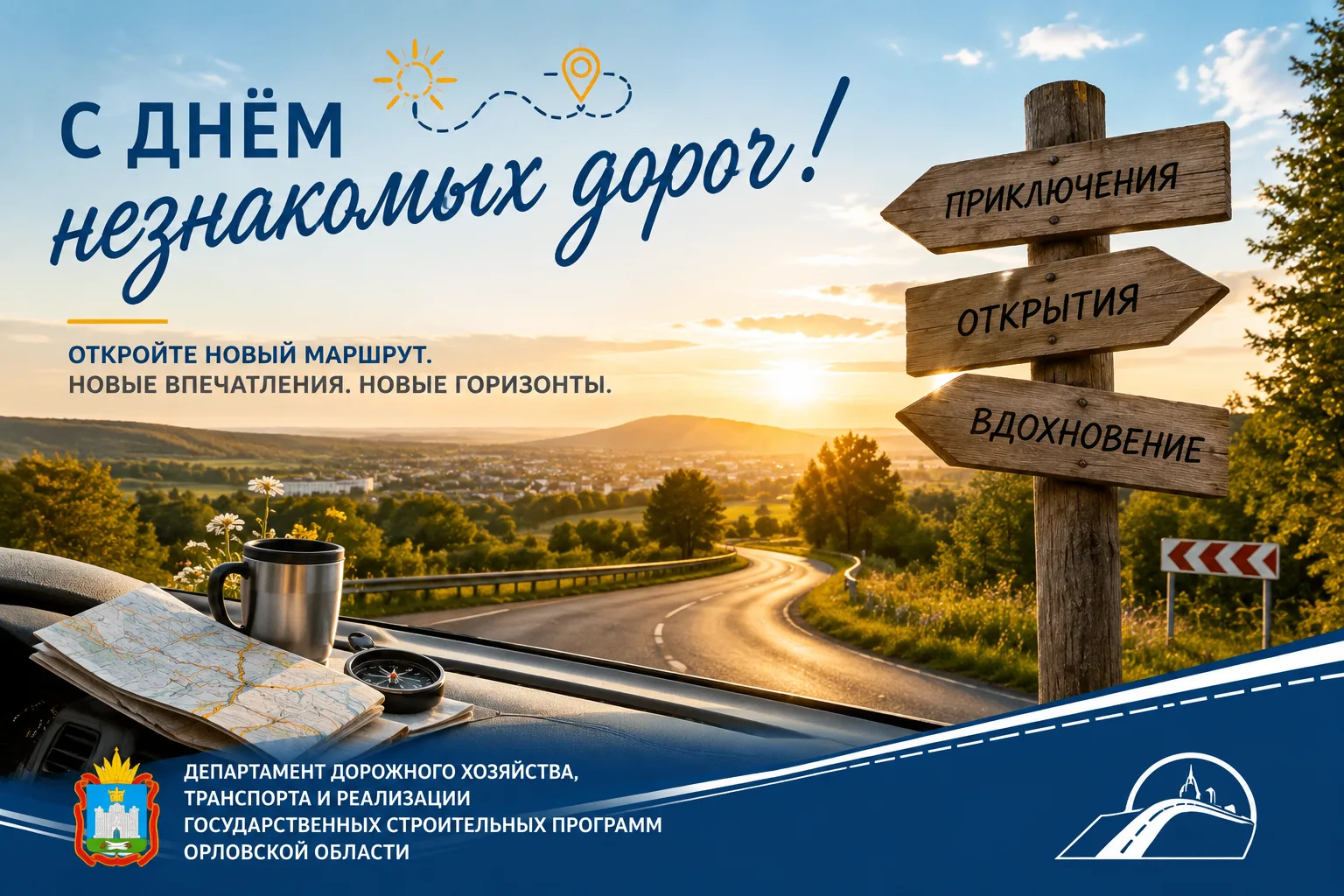🛣️А вы знали, что сегодня отмечается День незнакомых дорог? Это отличный повод отложит...