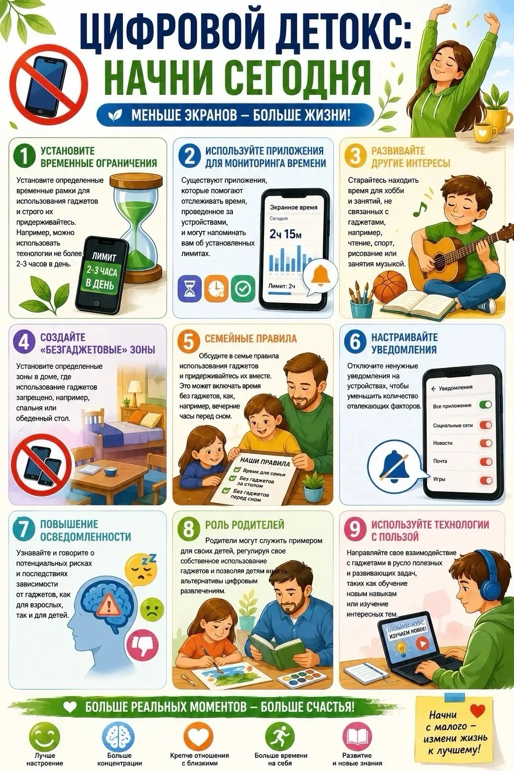📱Профилактика зависимости от гаджетов — важная задача в современном мире, где технологии занимают з