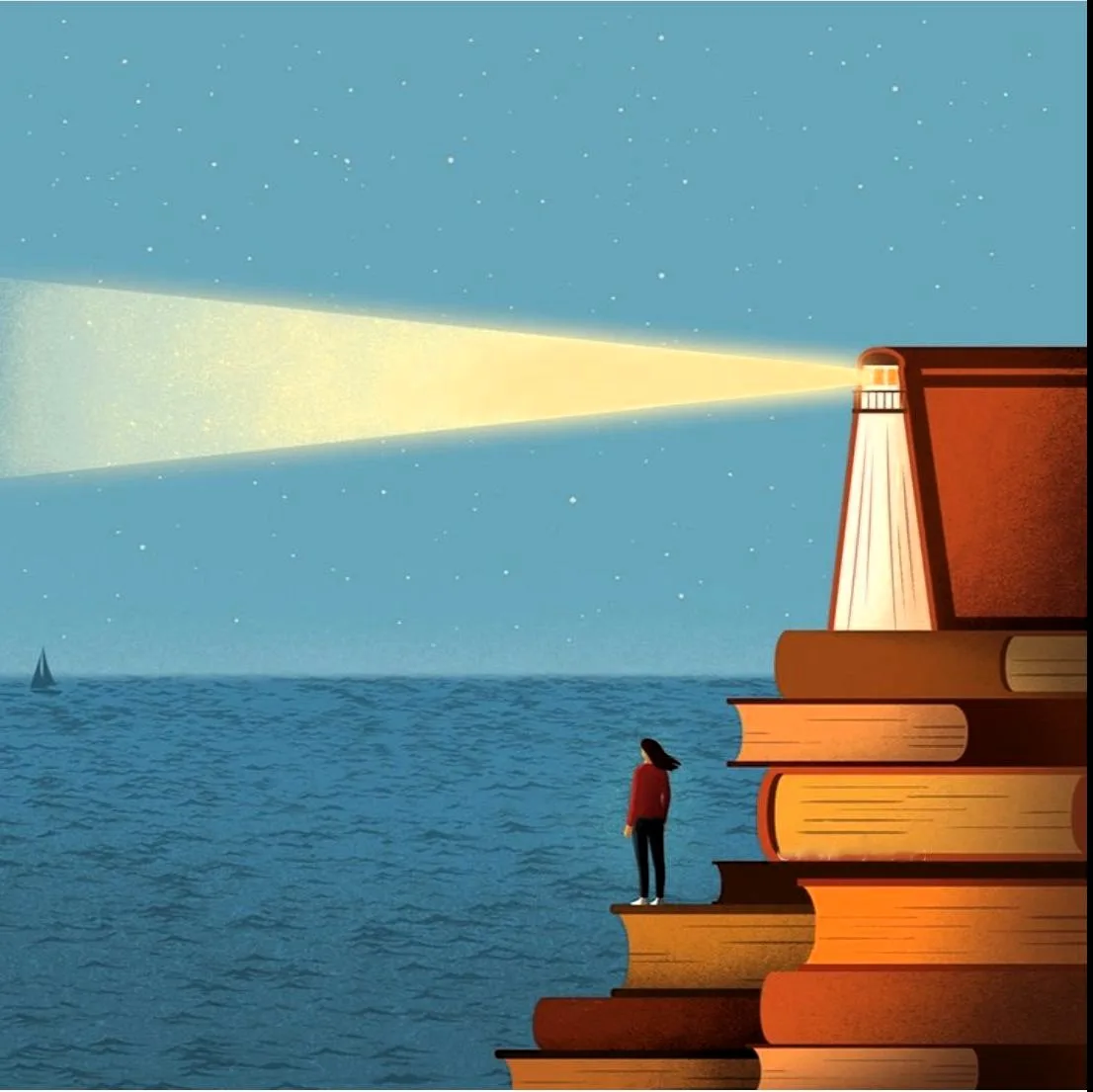 «Книги освещают наш жизненный путь. Любая из них, раскрытая наудачу, зачастую может дат...