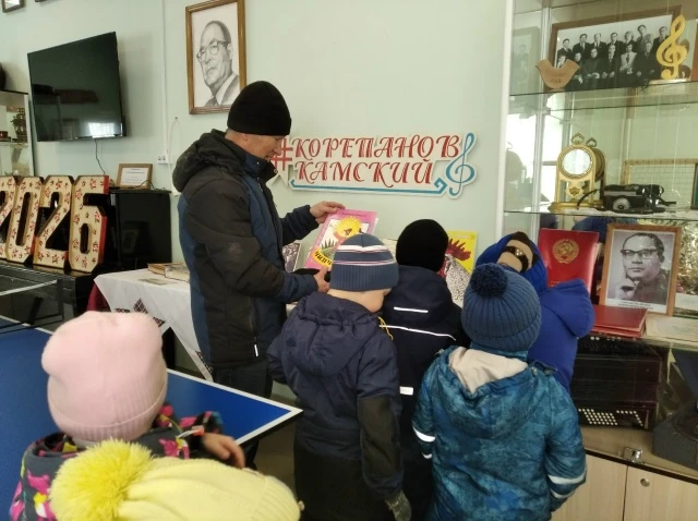 Ребята старшей группы с большим удовольствием посетили музей Г. М. Корепанова-Камского.