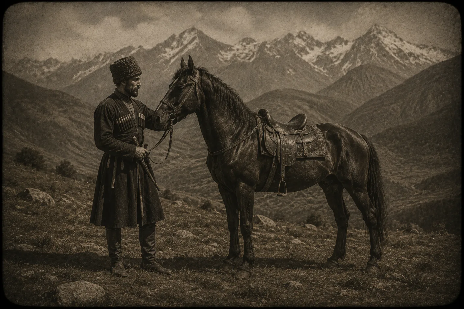 КАВКАЗСКАЯ ЛОШАДЬ: ВЕРНЫЙ СПУТНИК ГОРЦА СКВОЗЬ ВЕКА 🐎 Для народов Кавказа лошадь никог...