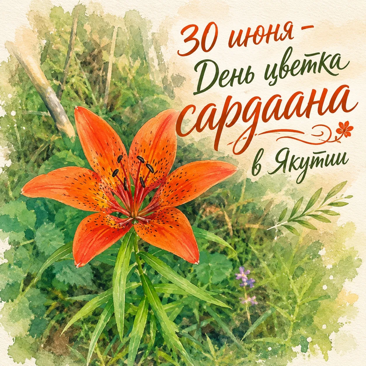С днём сардааны! 🌺