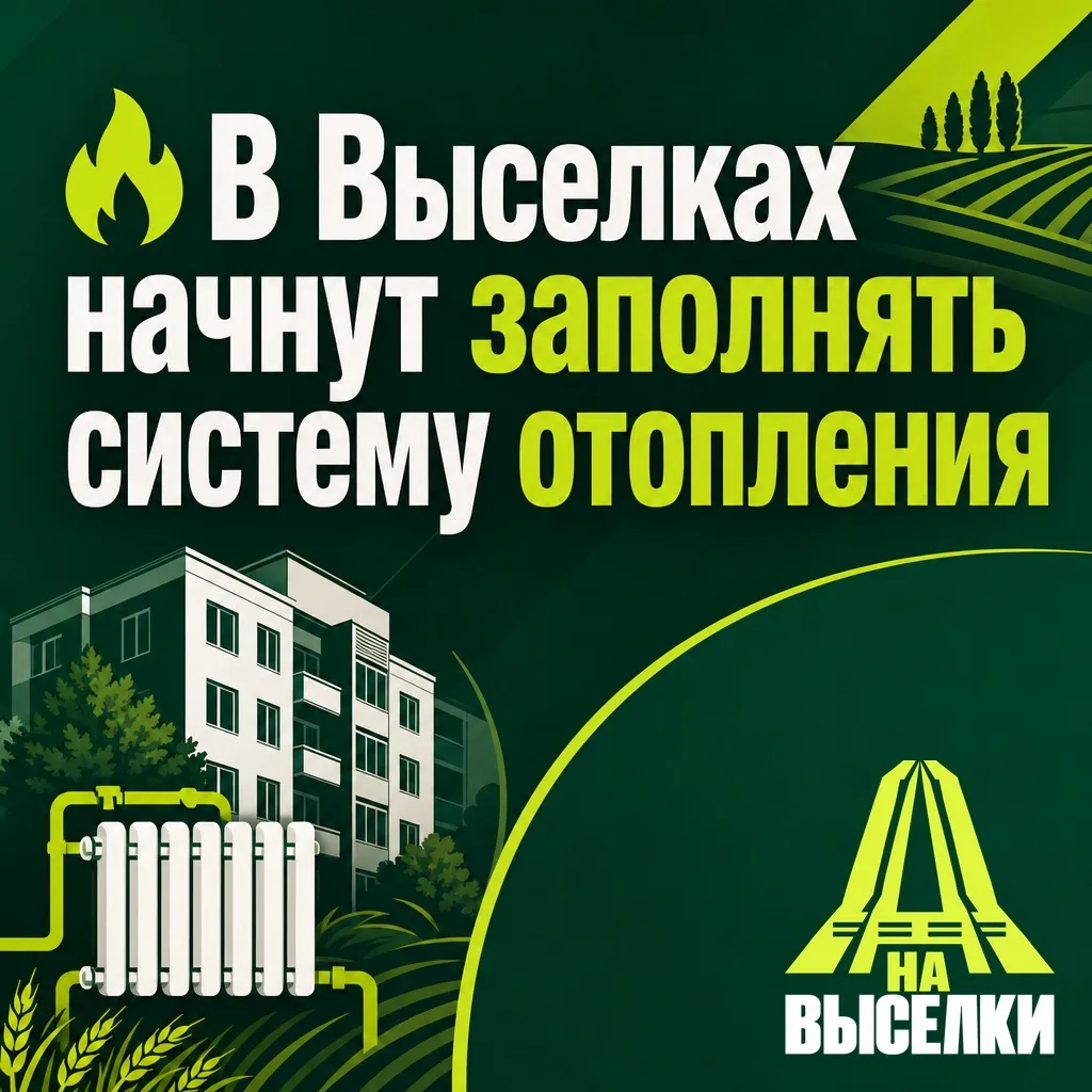 🔥 В Выселках начнут заполнять систему отопления