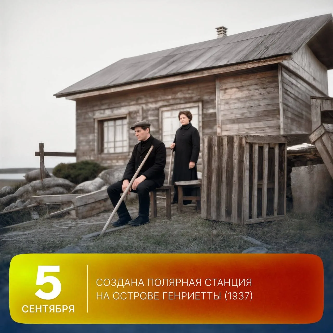 🗓 Этот день в истории Арктики: 89 лет назад, 5 сентября 1937 года, была создана полярн...