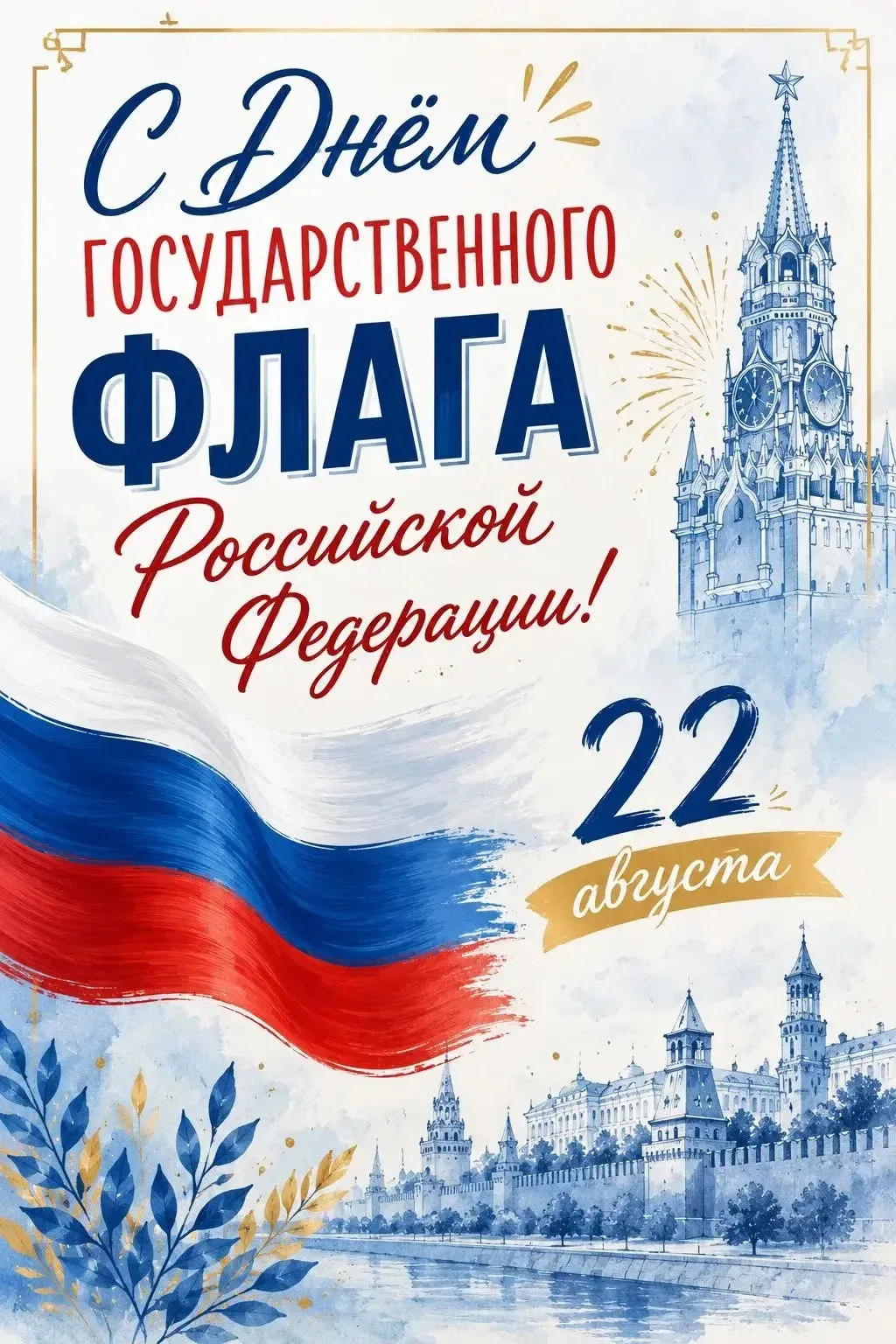С Днём Государственного флага Российской Федерации! 🇷🇺