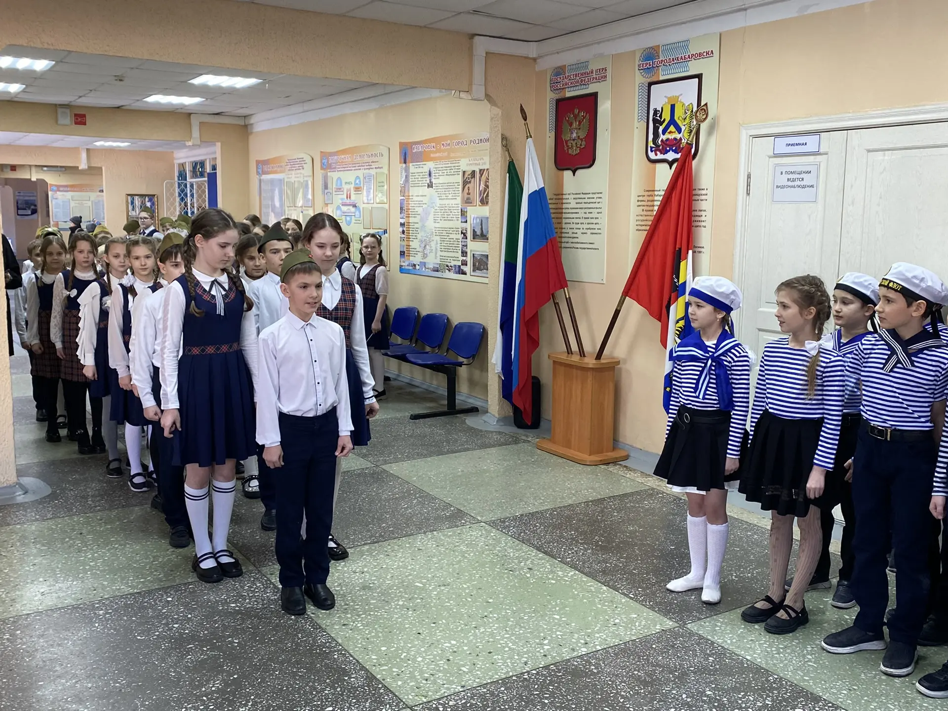 В нашей школе на этой неделе царила особая атмосфера: в рамках Всероссийского месячника военно-патри