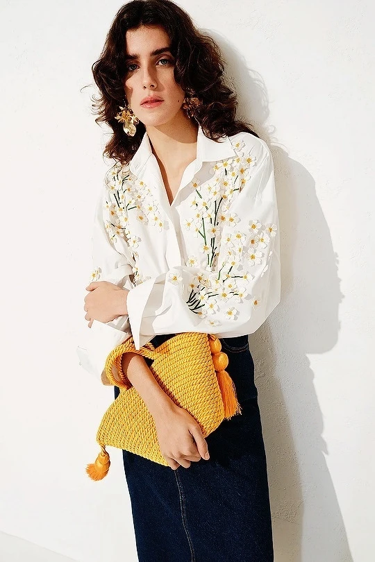 Цветы в образах CAROLINA HERRERA Resort 2027
