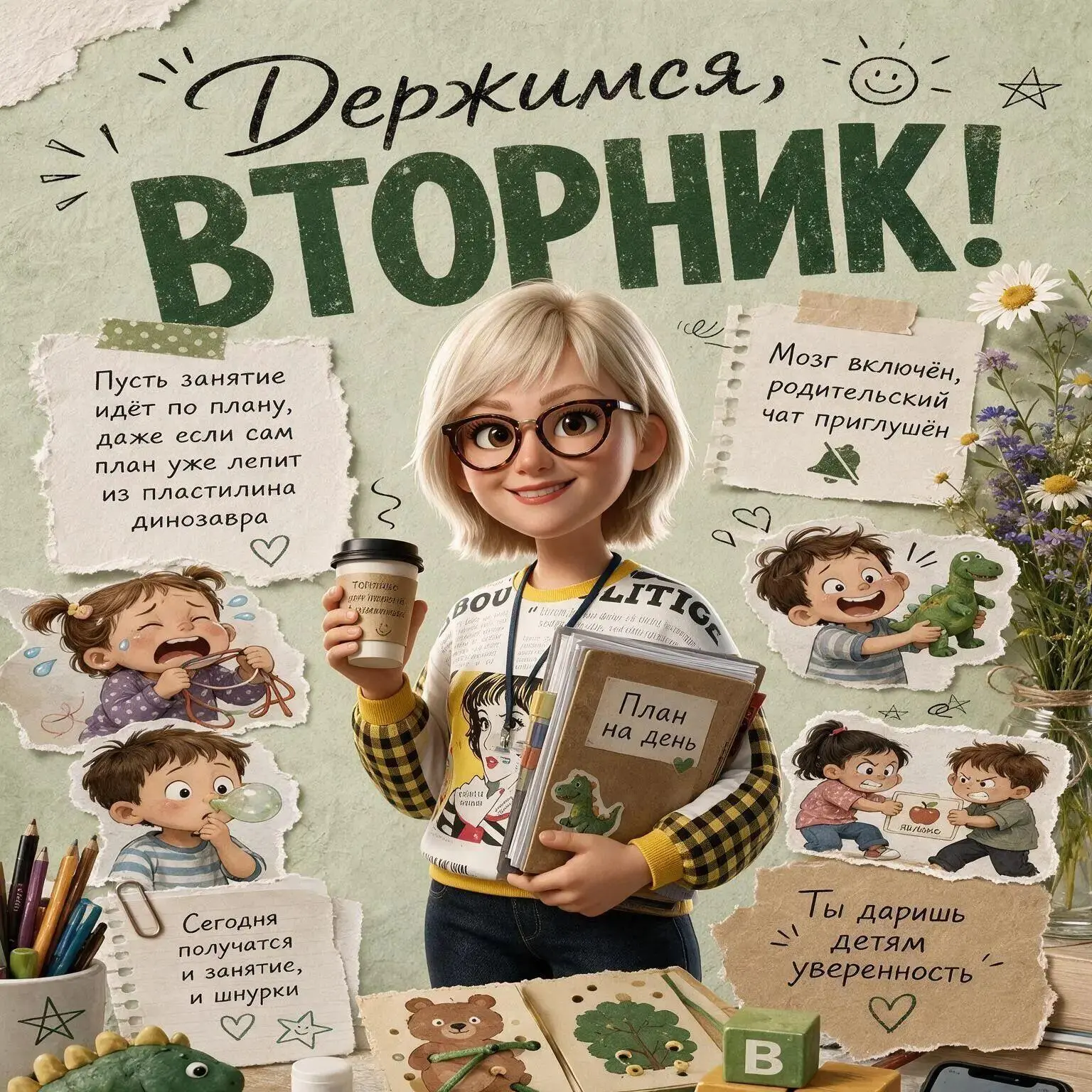 Вторник — день, когда понедельник уже позади, а до пятницы ещё жить да жить… Но именно ...