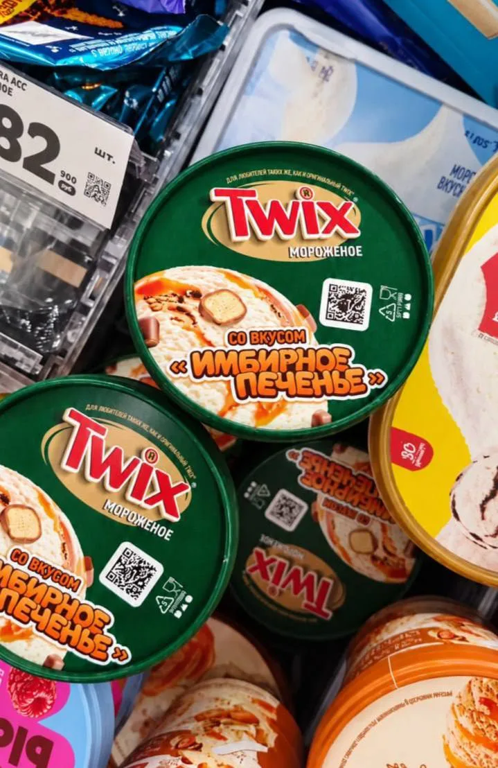 Мороженое Twix со вкусом имбирного печенья завезли в магазины — новогоднюю лимитку уже ...