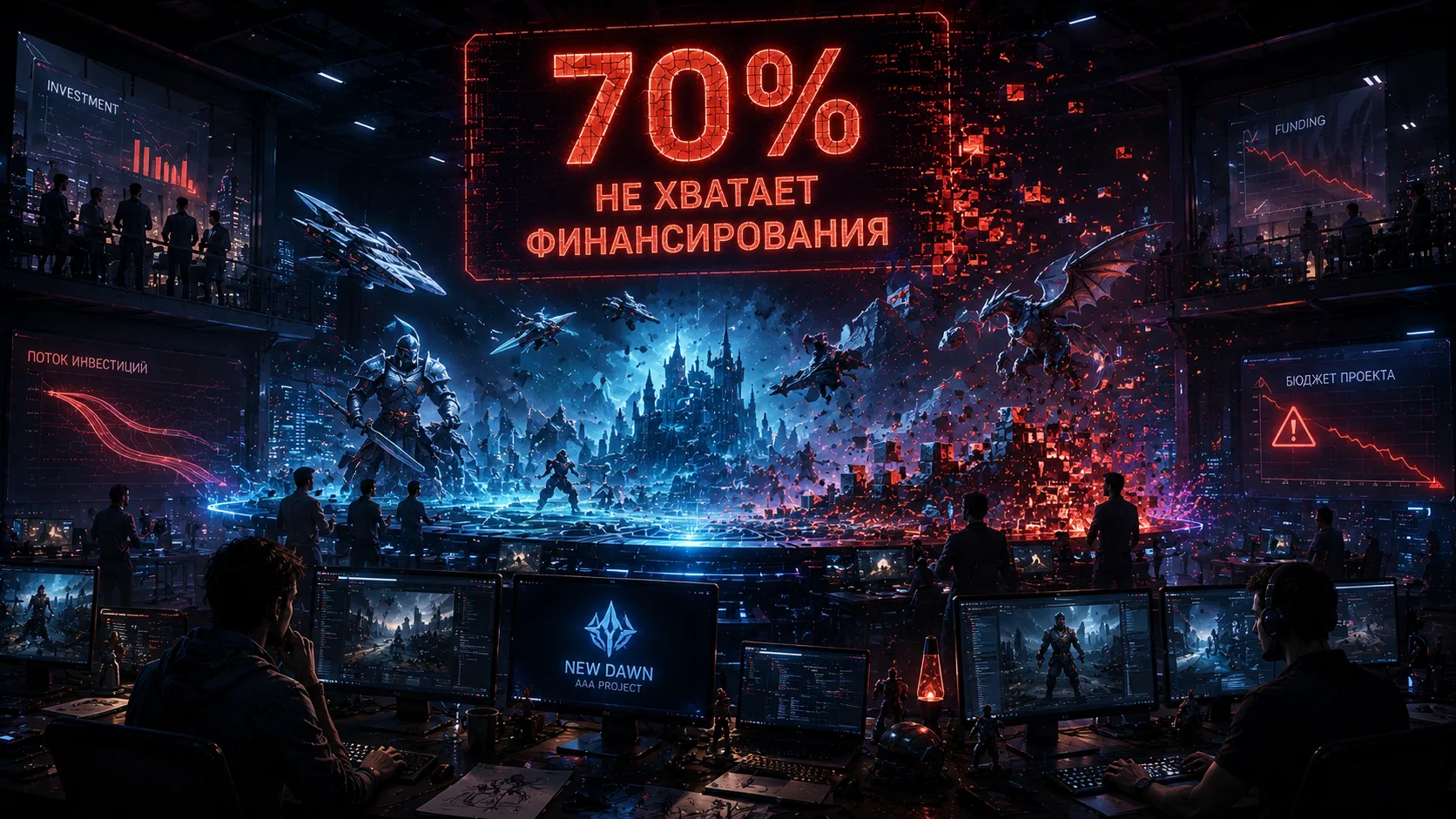 🎮 Российская игровая индустрия столкнулась с нехваткой денег и инвестиций

По данным СМИ, главной п