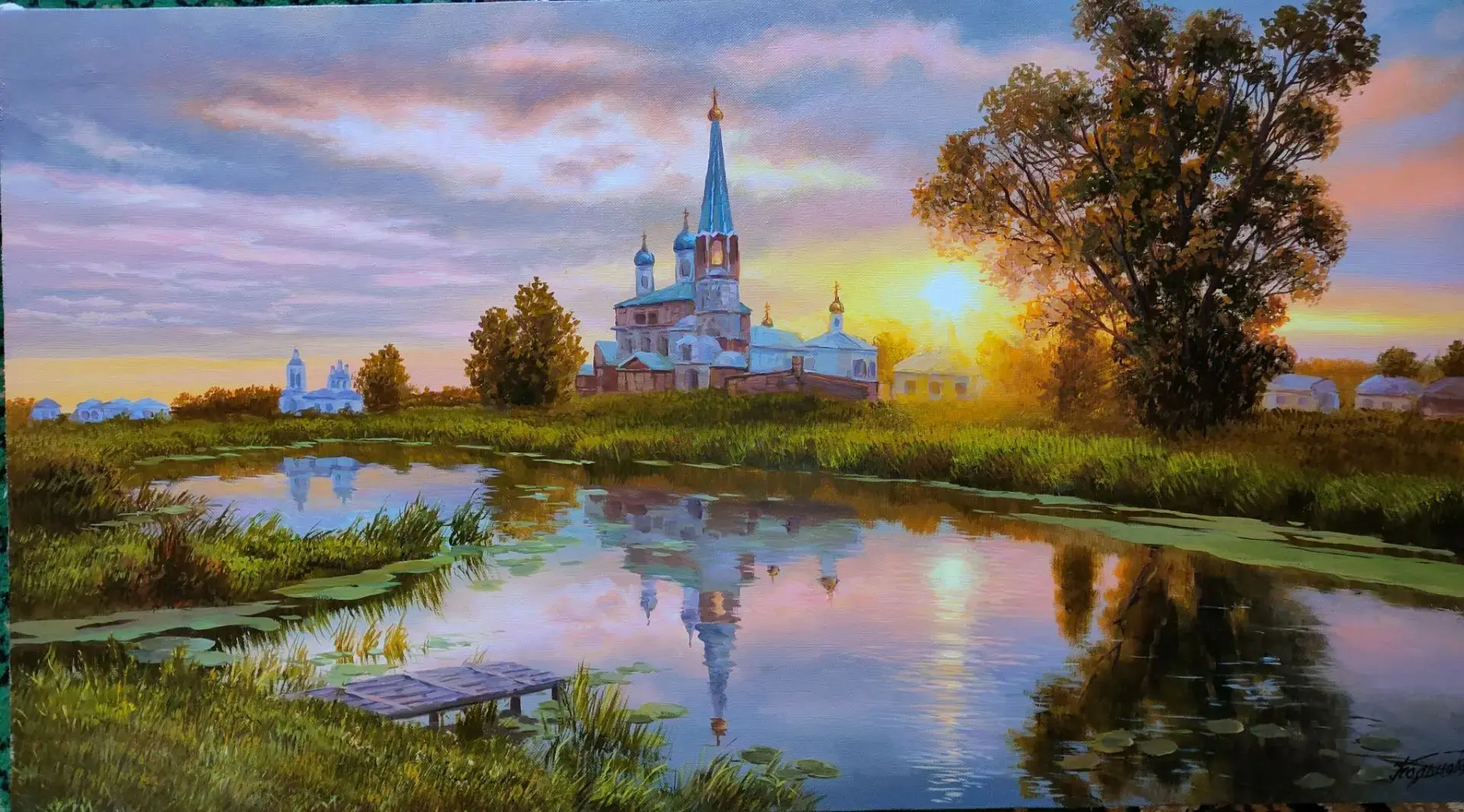Яна Кольцова "Малиновый звон"
2026, 50*90, холст на подрамнике, масло 
👉Цена 24000 руб.
🚛Доставка 