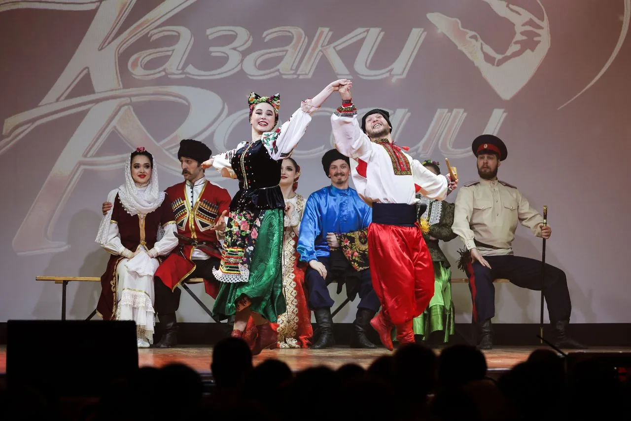 🇷🇺 «Казаки России» на сцене Липецкого педагогического!    ⭐ Накануне Дня Победы в Липецком педагогич