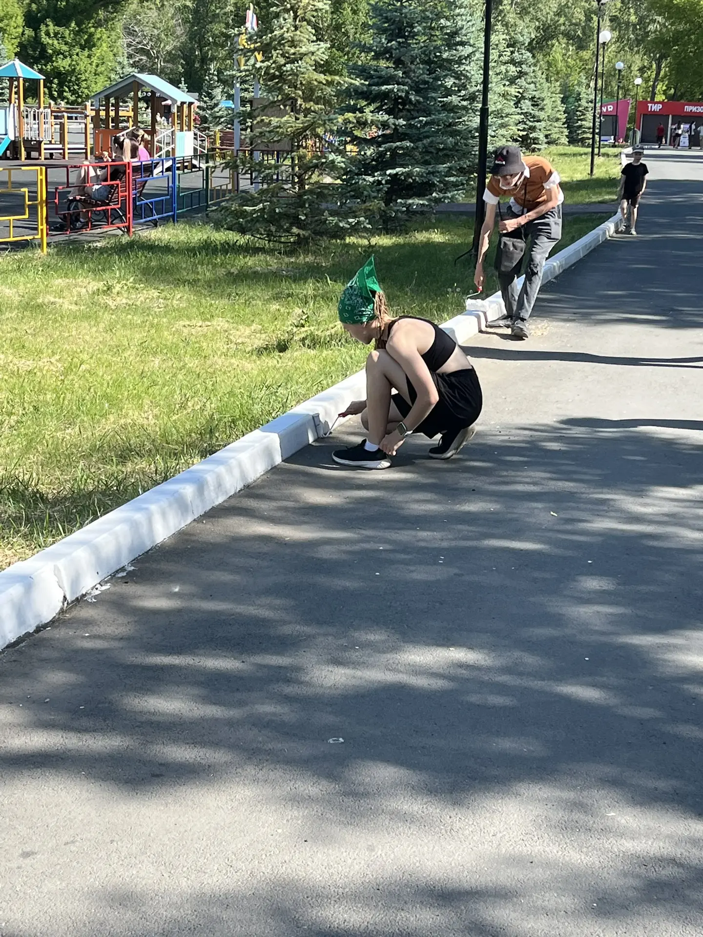 🌳✨ Парк Строителей преображается благодаря нашим волонтёрам! ✨🌳
