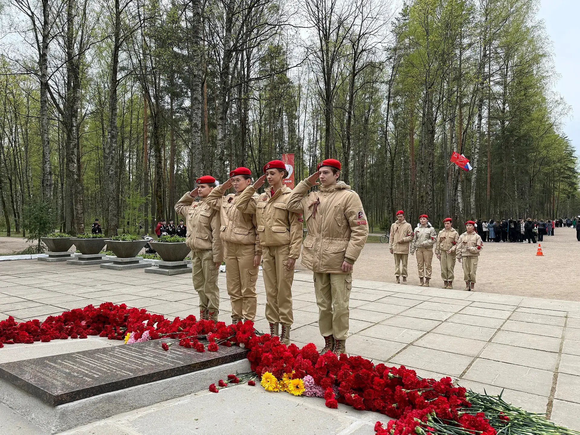 🇷🇺 С ДНЕМ ПОБЕДЫ! И СНОВА В ПОЧЕТНОМ КАРАУЛЕ.  ⭐ Накануне Дня Победы наши юнармейцы заступили на Вах