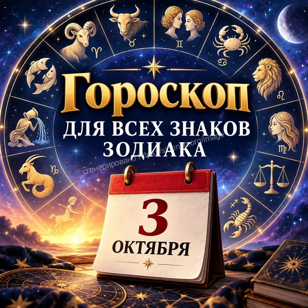 Гороскоп на 3 октября 2026 года для всех знаков зодиака