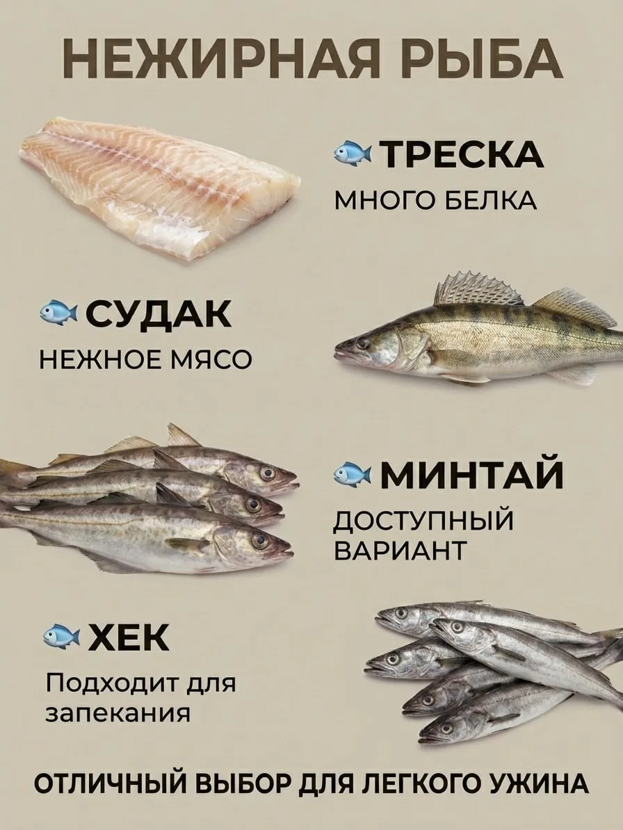🐟 Какую рыбу выбрать для своего рациона?

Многие покупают рыбу наугад, хотя разные виды отличаются 