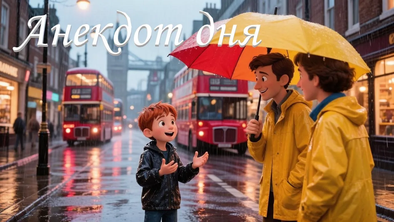 Турист в Лондоне🏙 подходит к мальчику и спрашивает: