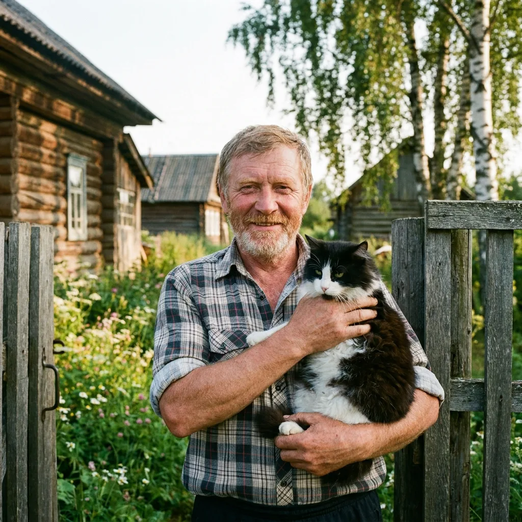 Дед Михей полвека на ДТ-75 отпахал, поэтому в технику верил свято, но к городским «штуч...