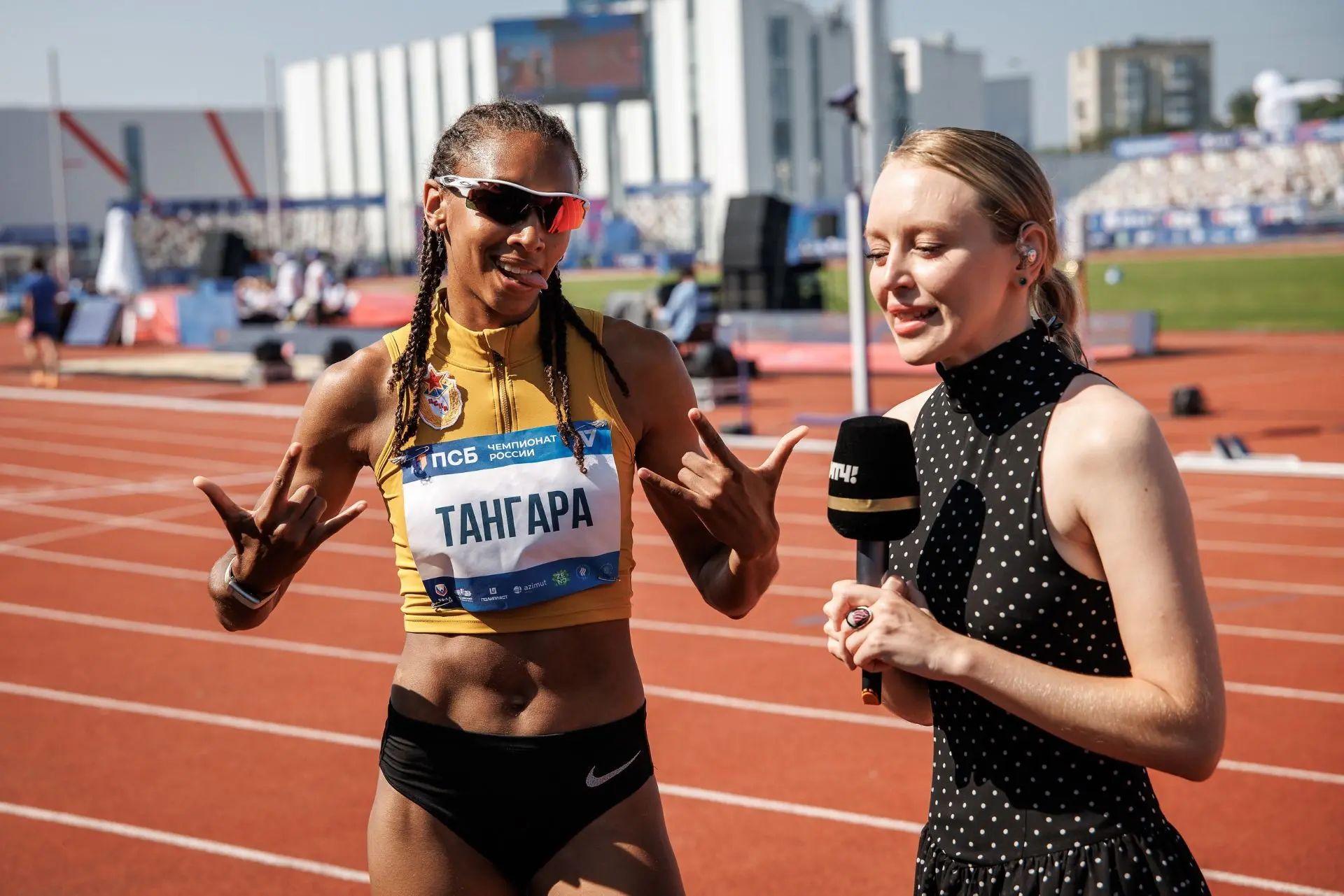 🥇«ЗОЛОТО» ЧЕМПИОНАТА РОССИИ

🏃‍♀️Эмилия Тангара, выступающая за Курскую область, в четвертый раз с