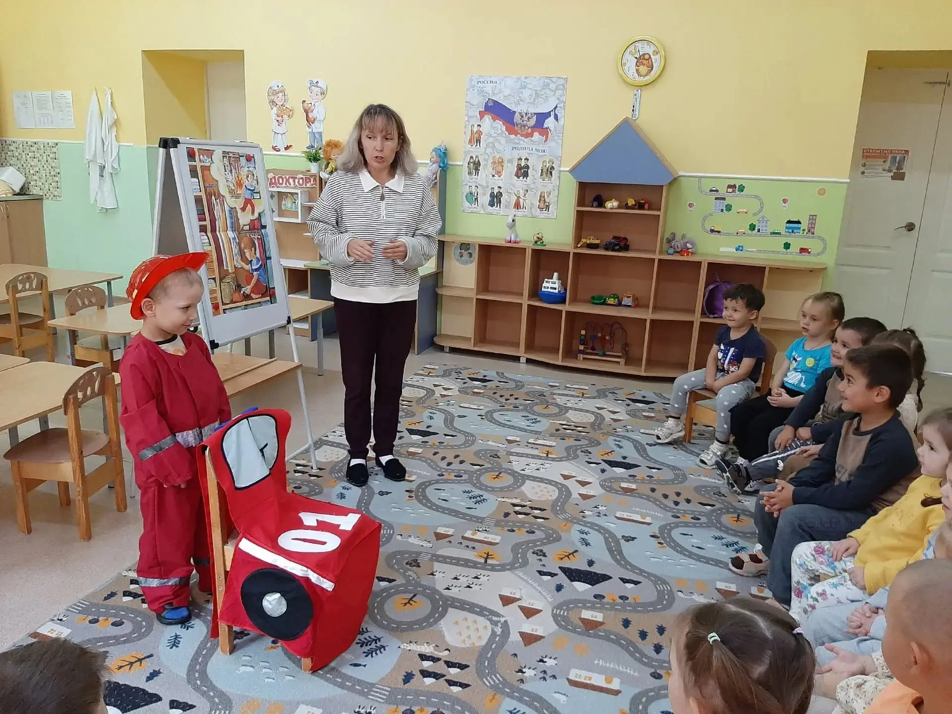 🚒 В гостях у пожарных!